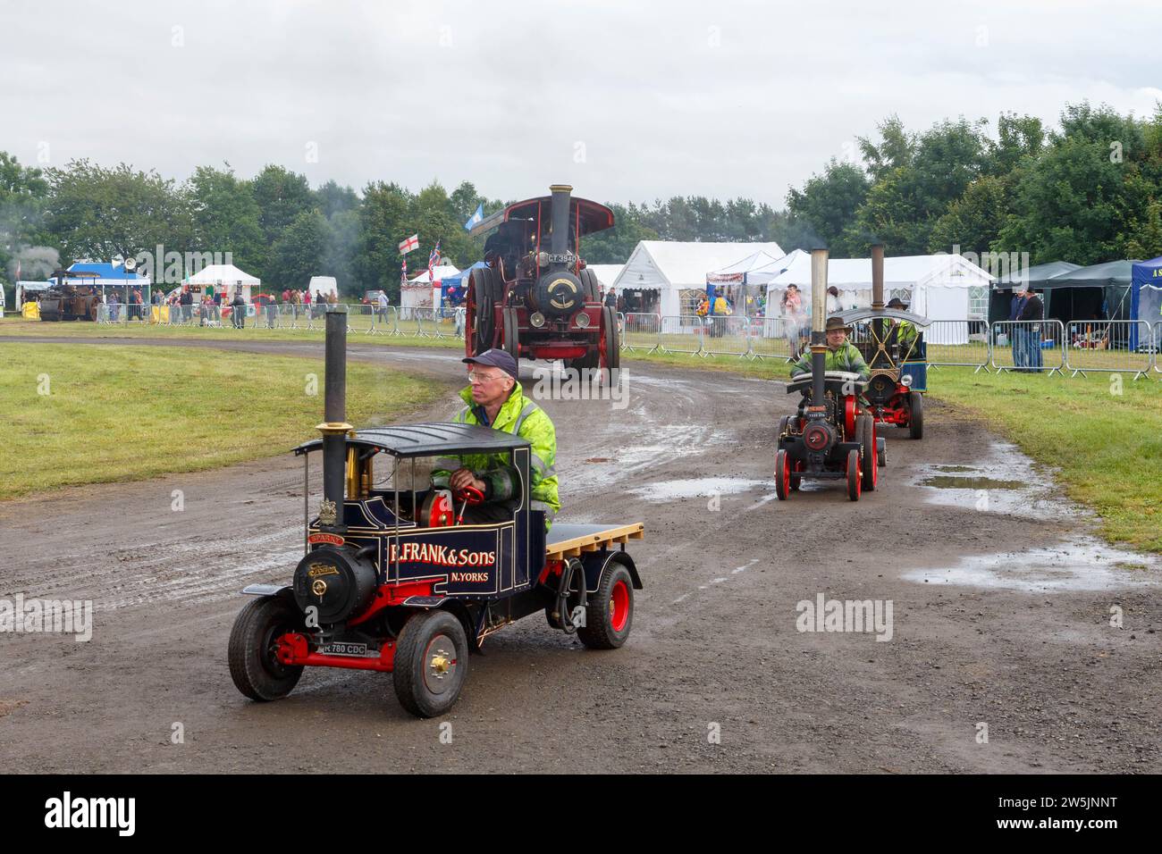 Pickering traction engine rally in 2015 Stock Photo