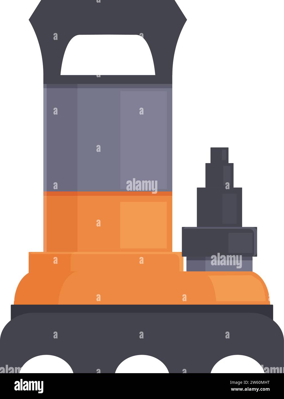 Liquid garden pump icon cartoon vector. Motor machine. Pipe gear Stock