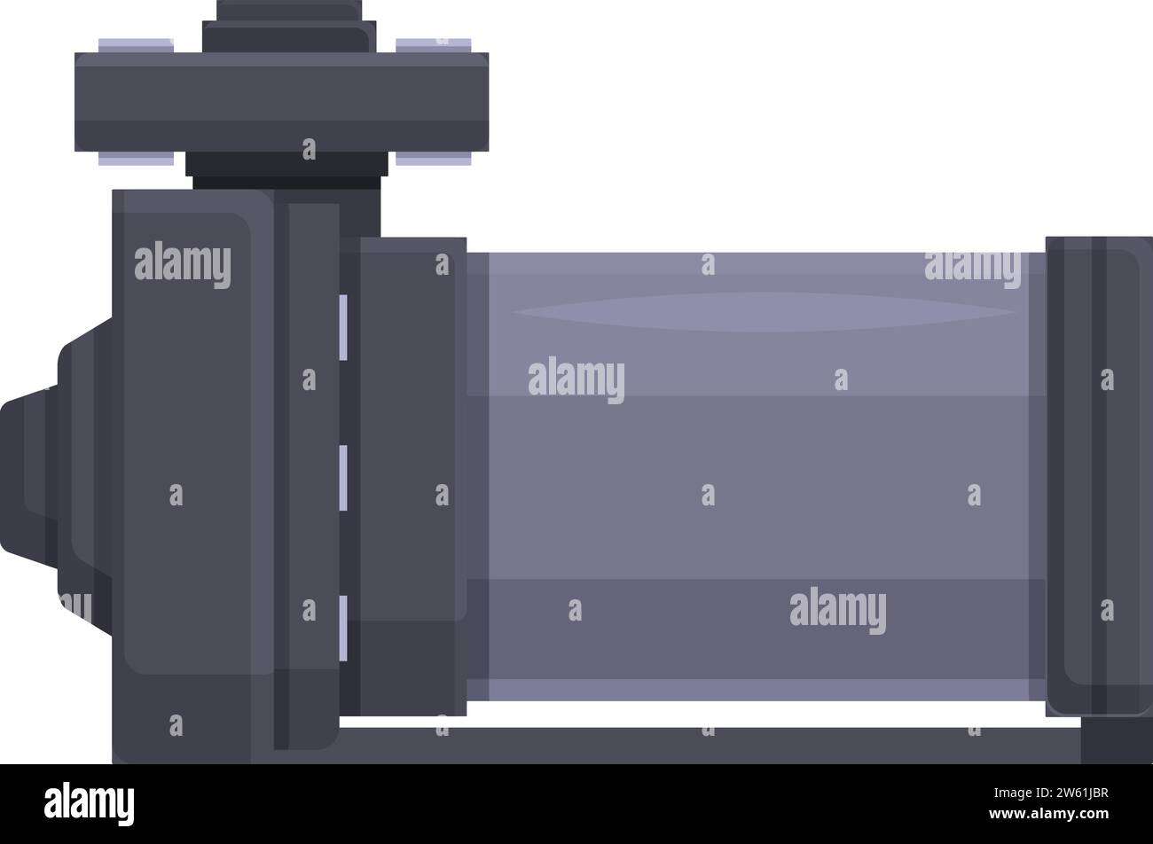 Pipe submersible pump icon cartoon vector. Motor valve. Pipe gear