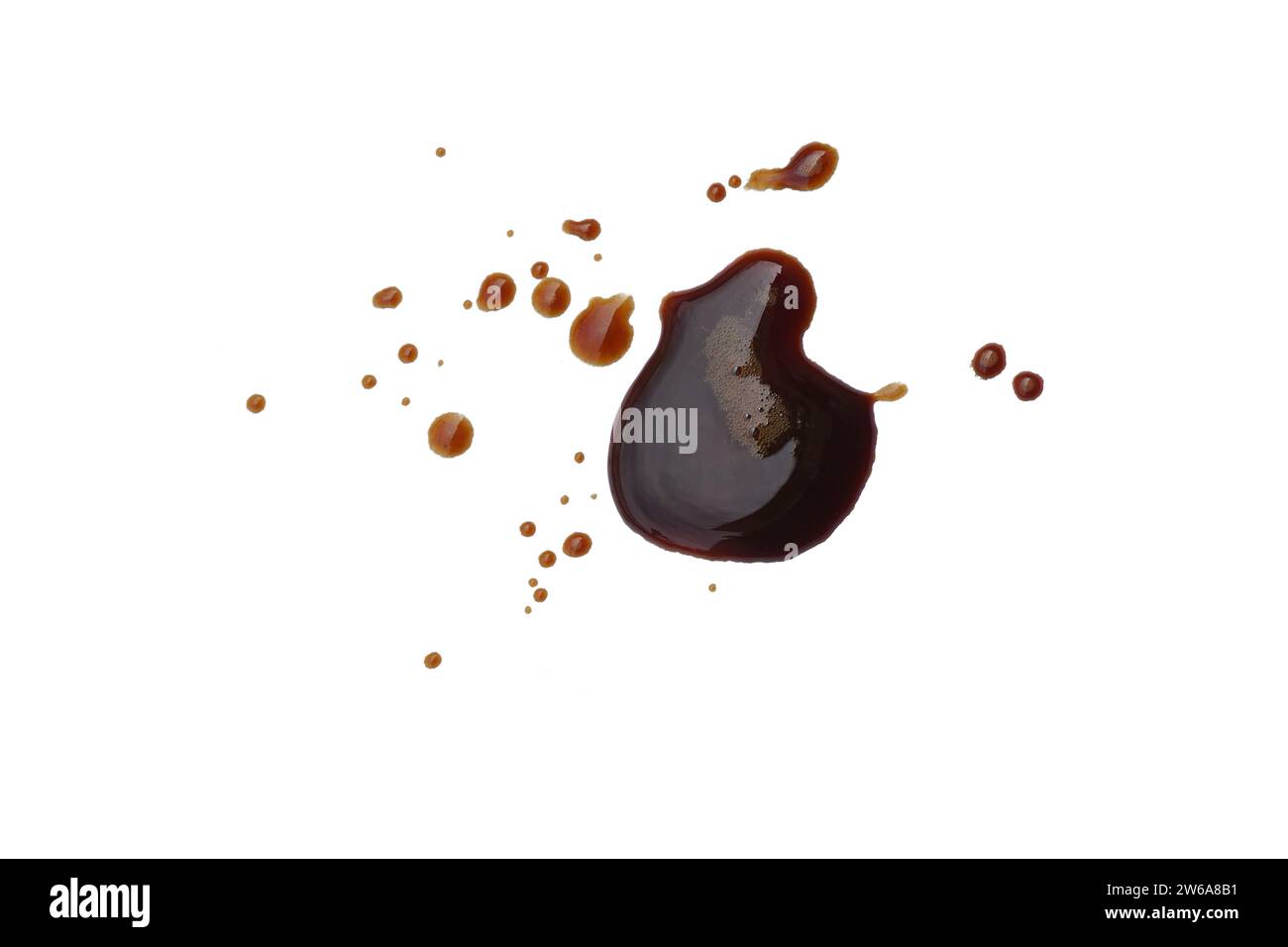 coffee splash isolated on white background Stock Photo - Alamy