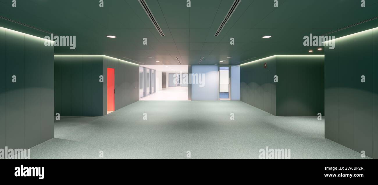 Hospital hallway, wide hi-res stock photography and images - Alamy