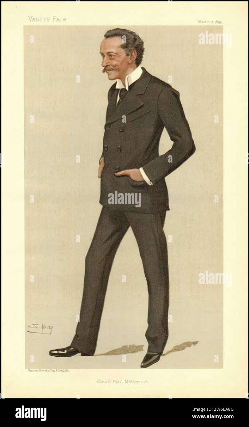Paul Wolff Metternich 7 March 1895 Stock Photo Alamy