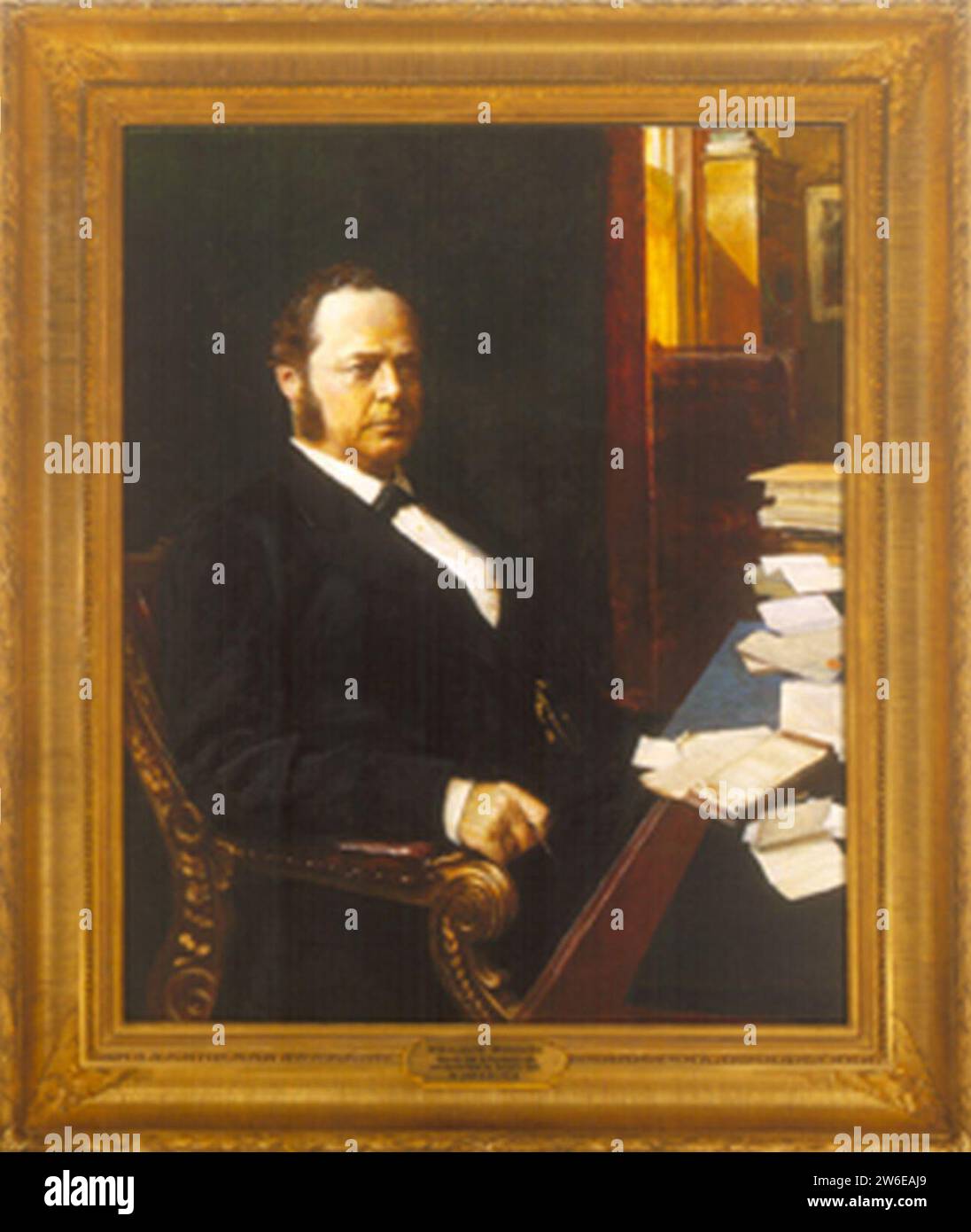 Portrait of William Windom Stock Photo - Alamy