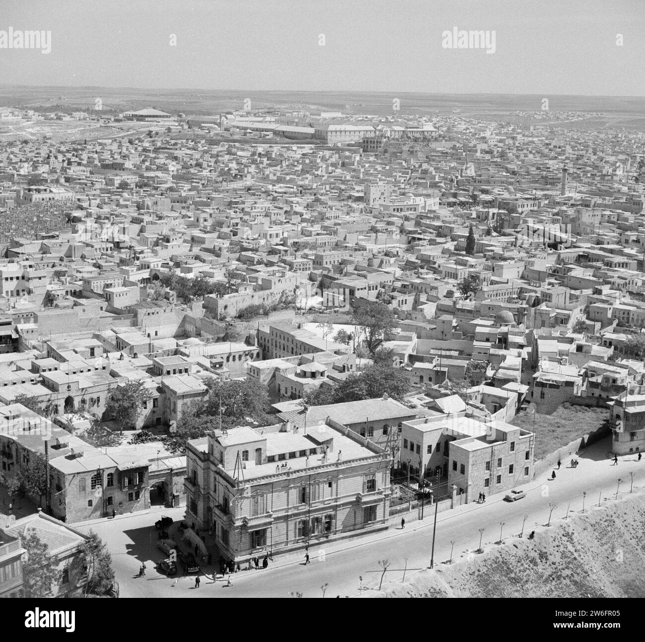 Aleppo city aerial view Black and White Stock Photos & Images Alamy