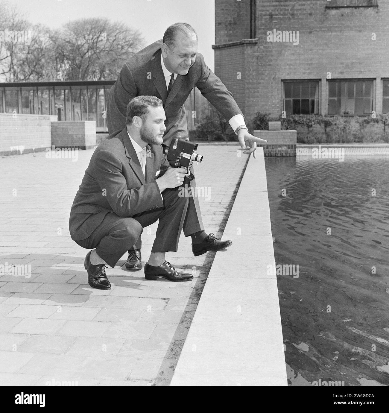 World Press Photo Prize awarded to photographer Peter Thomann, behind photographer Peter van