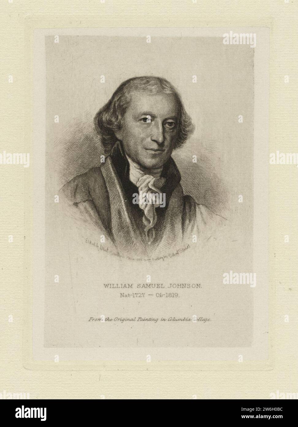 William Samuel Johnson Stock Photo Alamy