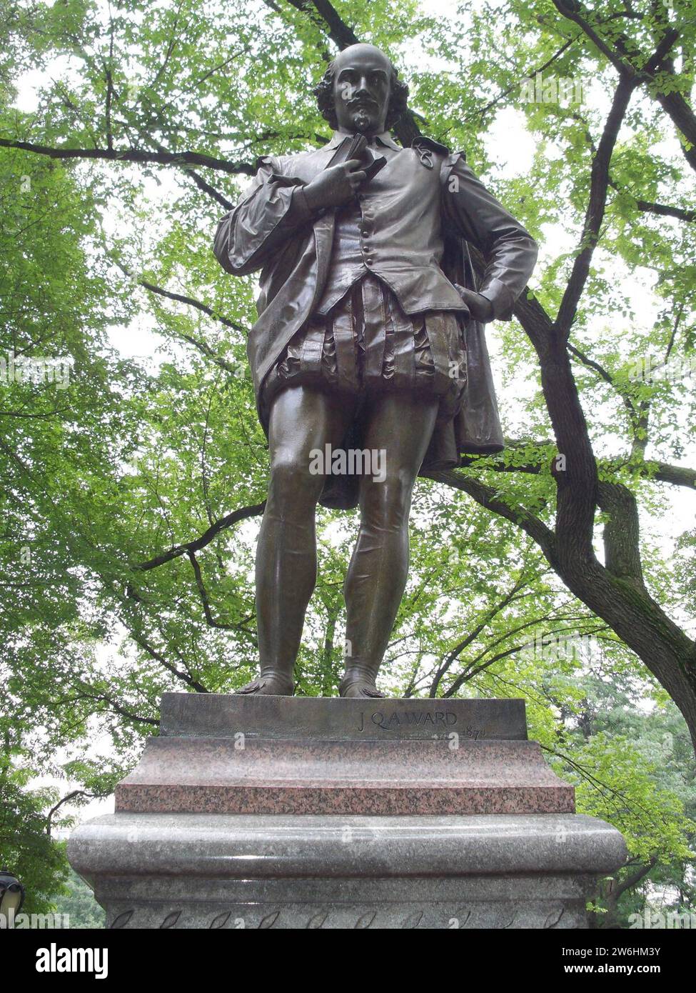 William Shakespeare Statue, Central Park, NYC Stock Photo Alamy
