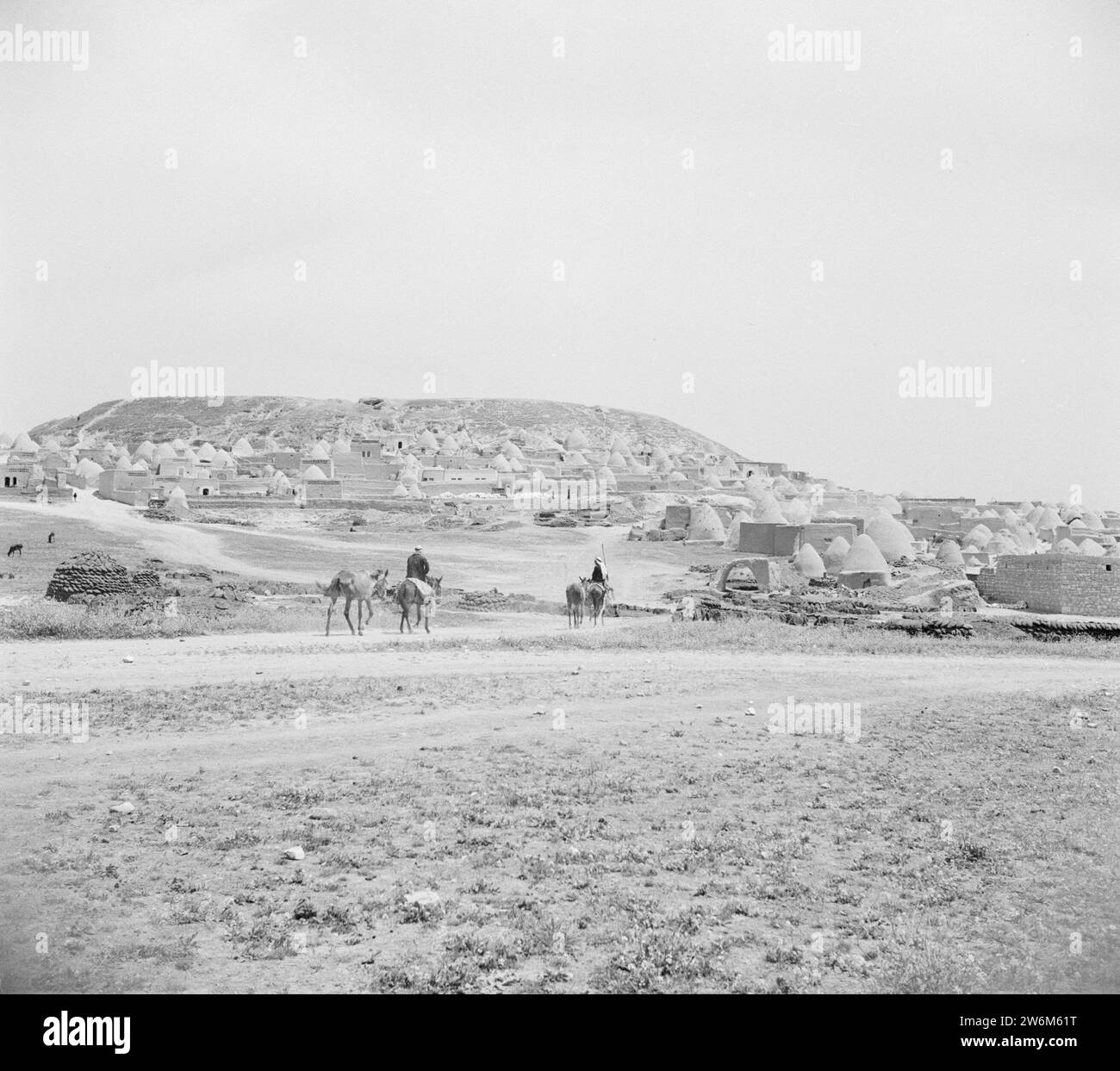 Landscape in the vicinity of Khan Sheikhun ca. 1950-1955 Stock Photo