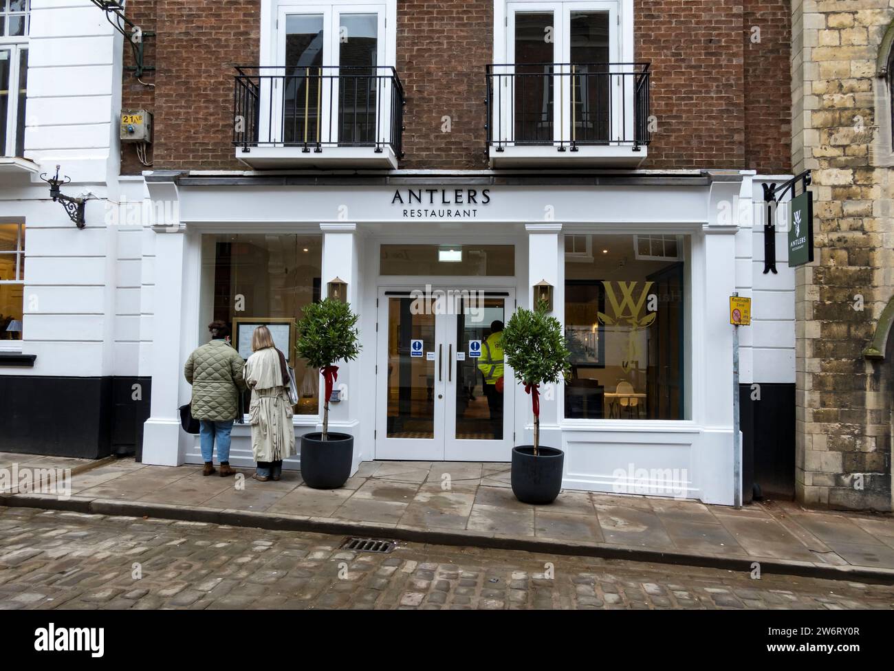 Newly opened Antlers Restaurant White Hart Hotel, Bailgate, Lincoln
