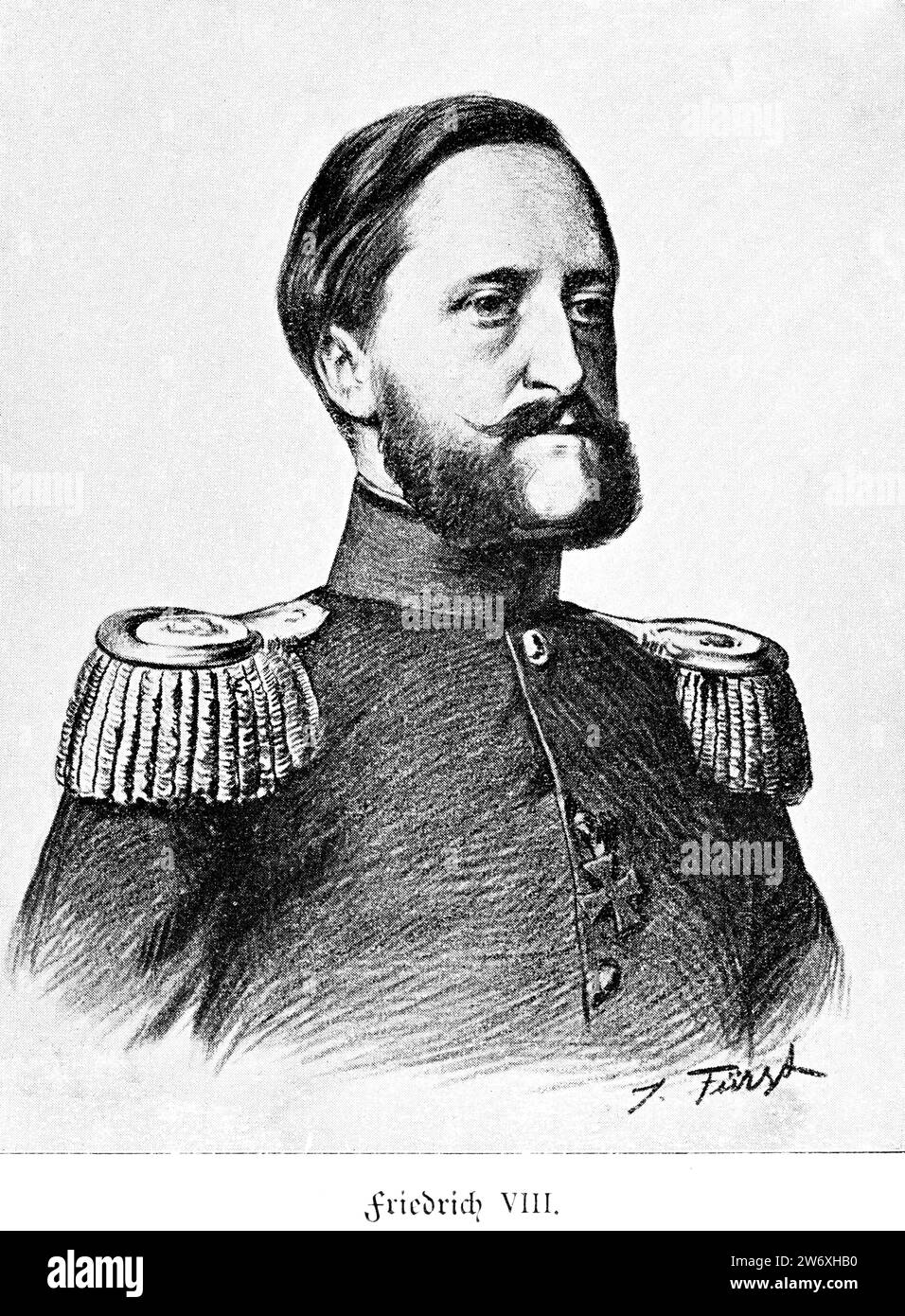 King Friedrich VIII of Denmark, Duke of SchleswigHolstein, Northern Germany, Europe Stock Photo King Friedrich VIII of Denmark, Duke of SchleswigHolstein, Northern Germany, Europe Stock Photo