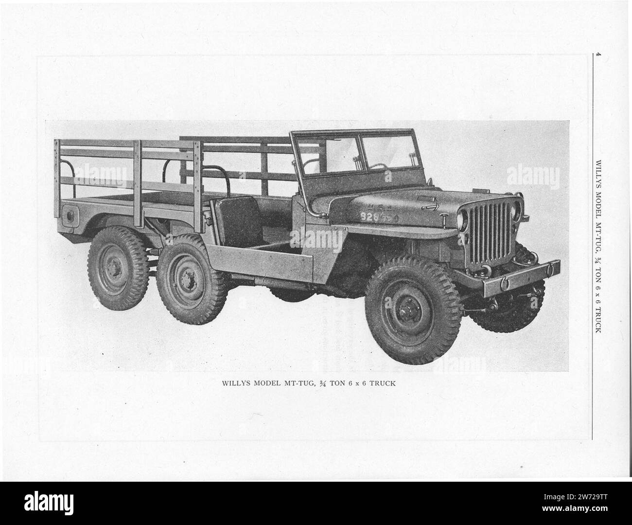 Willys MT TUG ton Truck 6x6 Tractor From TM10 1513 Supplement willys-mt-tug-ton-truck-6x6-tractor-from-tm10-1513-supplement