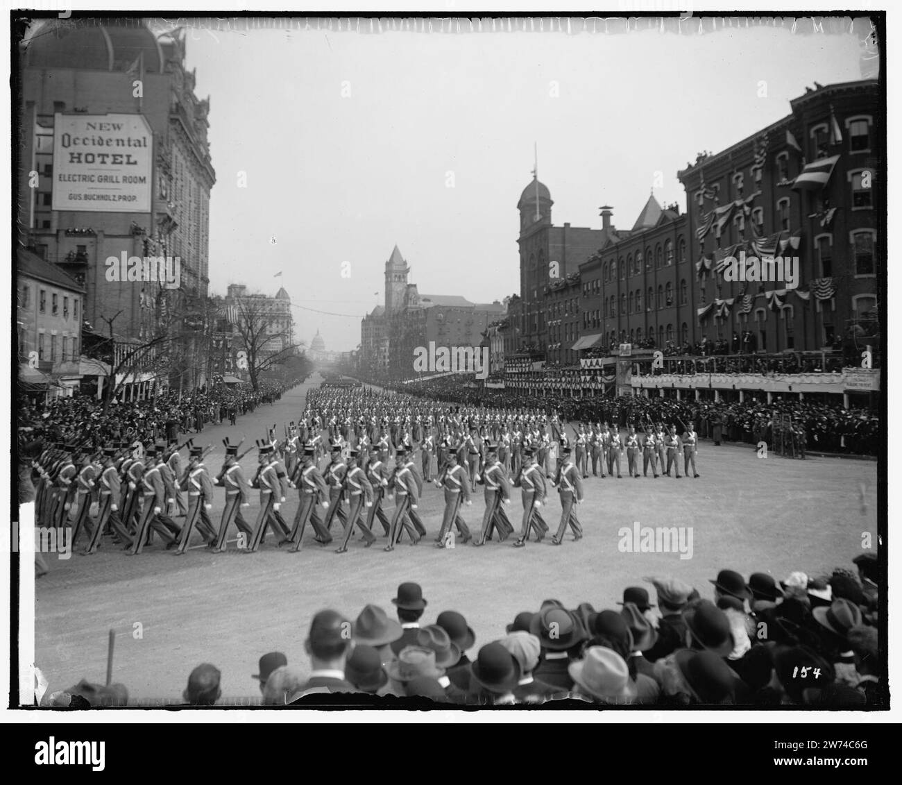 Wilson Offical Inauguration WILSON INAUGURAL PARADE Stock Photo - Alamy