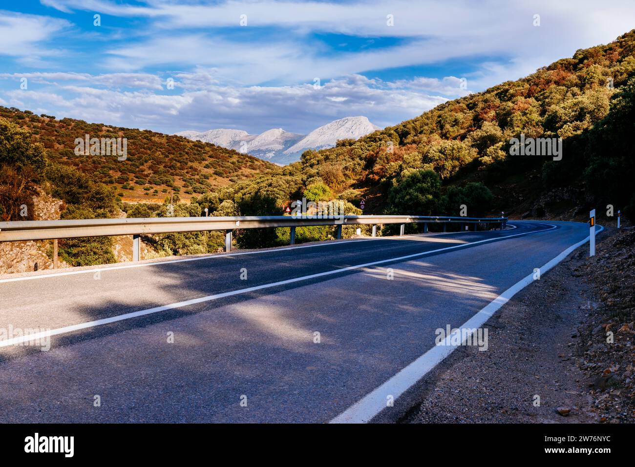 The Old N 323A Road Between Bailen And Motril Now Disused By Other The Old N 323A Road Between Bailen And Motril Now Disused By Other