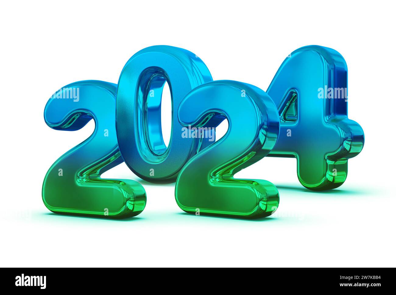 Holiday background happy new year 2024. Year numbers 2024 Green and
