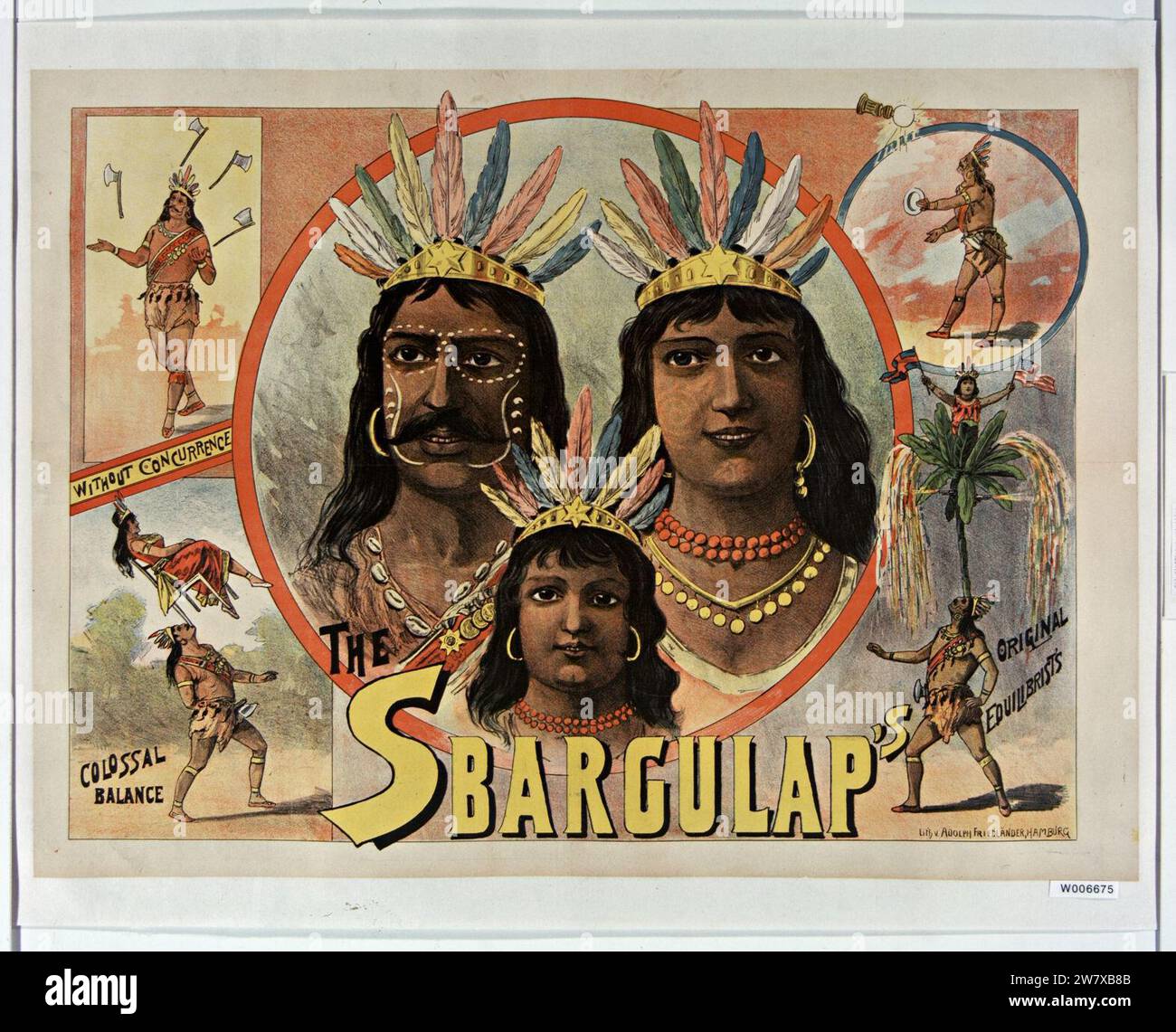 Without concurrence... The Sbargulap's...original equilibrist . Stock Photo