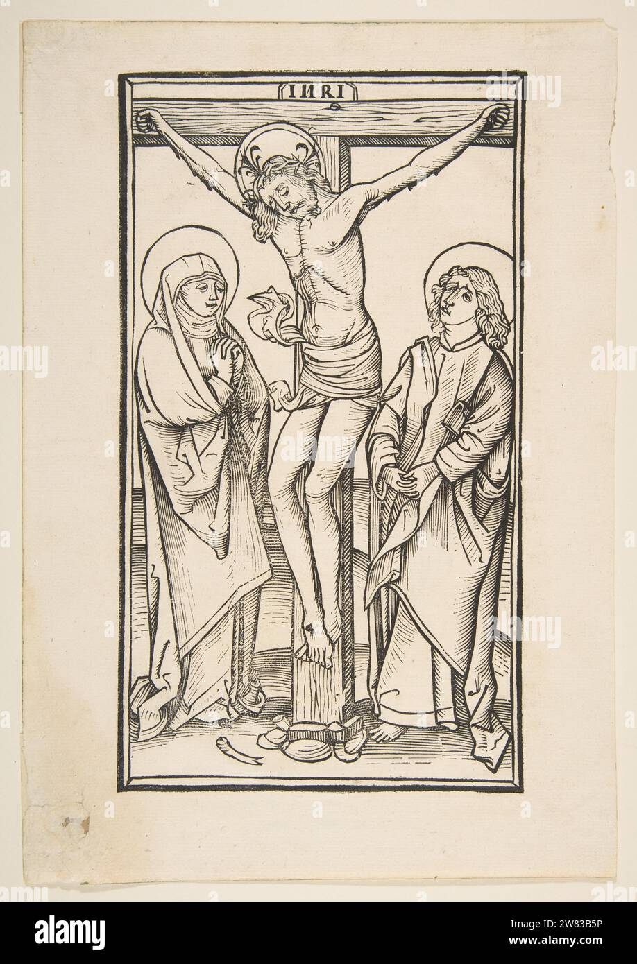 Christ on the Cross with the Virgin and Saint John 1931 by Anonymous ...