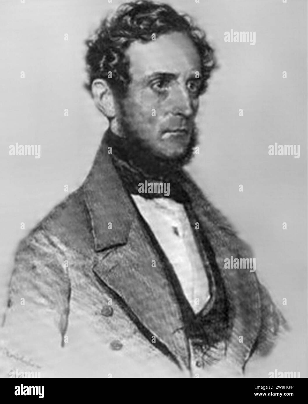 Witthauer, Friedrich. Stock Photo