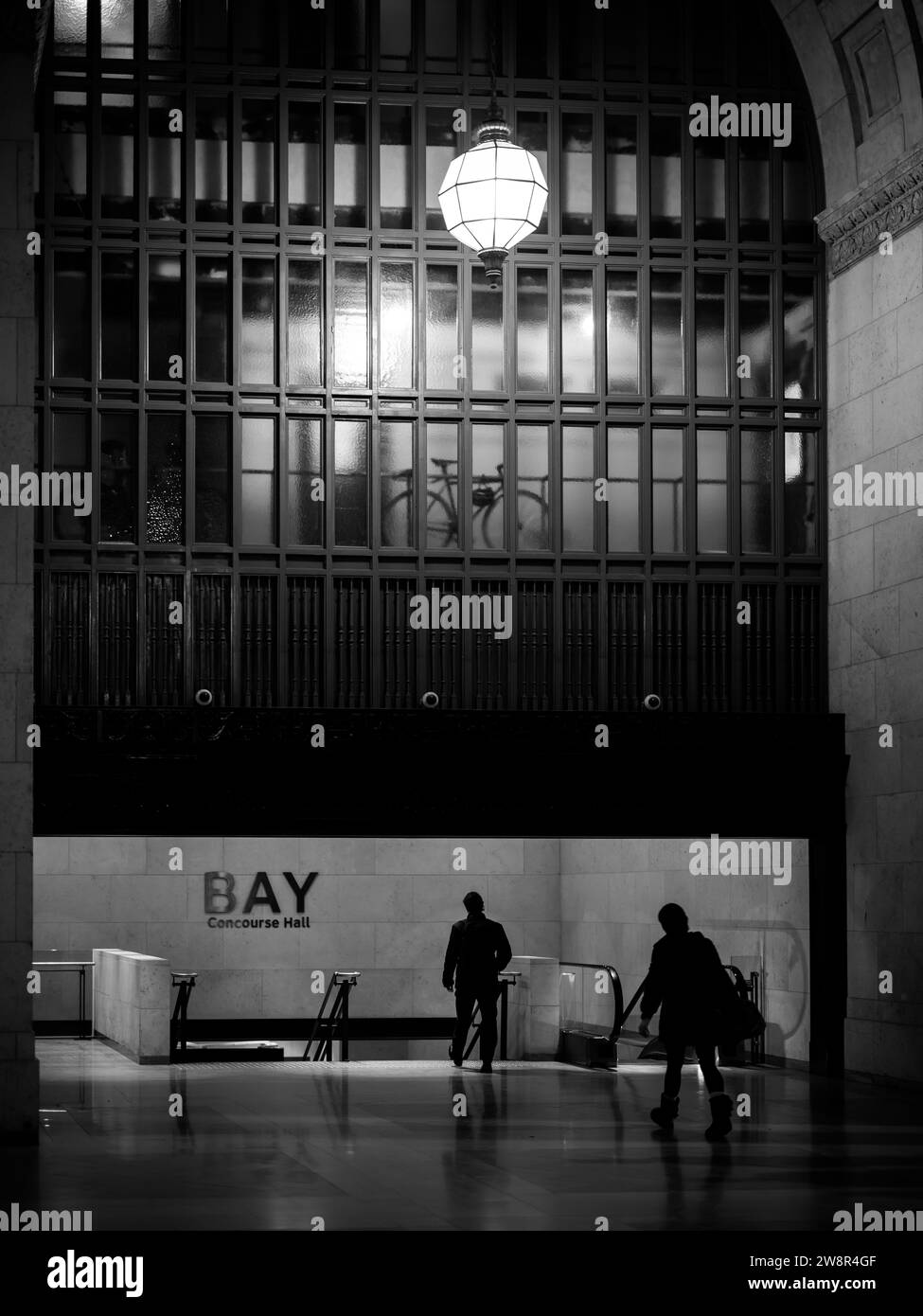 Commuters scramble to catch their train inside Union Station in Toronto