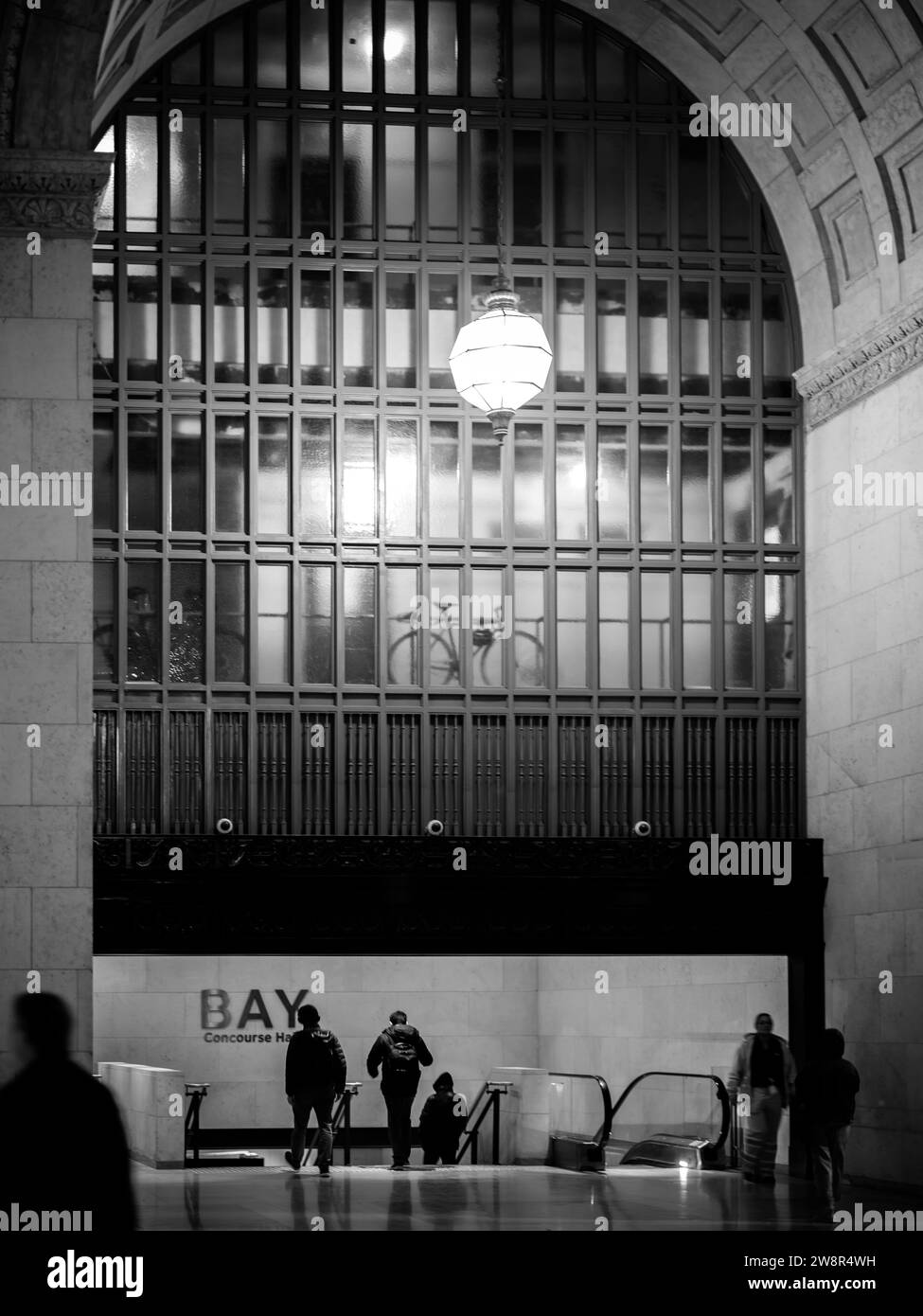 Commuters scramble to catch their train inside Union Station in Toronto