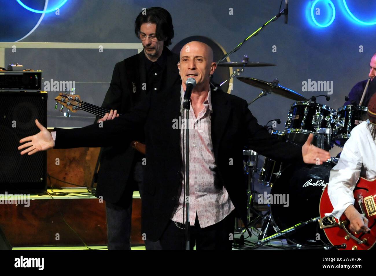 Milan Italy 20080503 The Piccola Orchestra Avion Travel during the