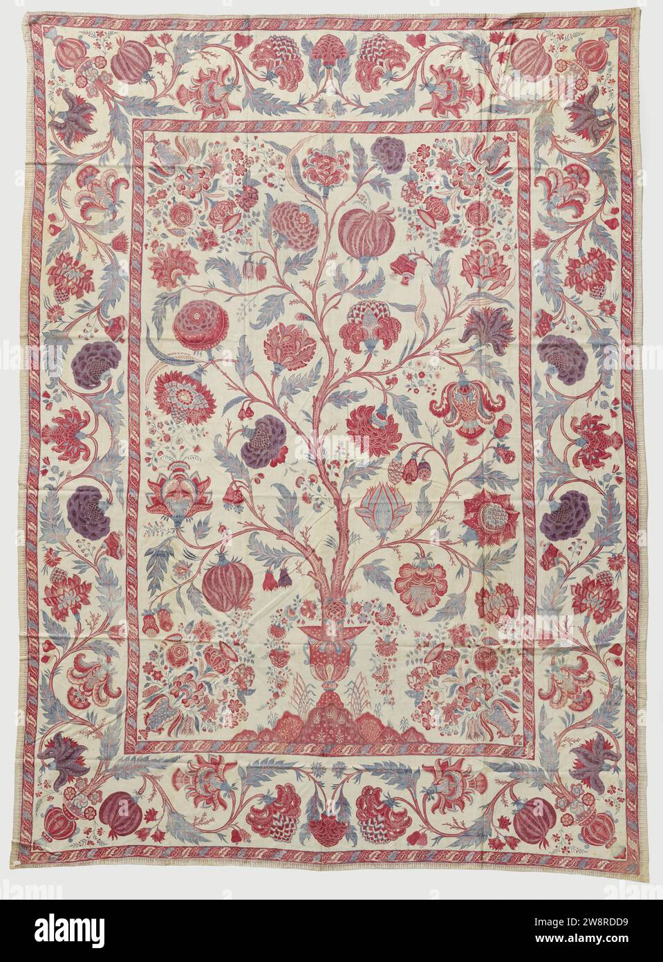 Palempore of sits with pattern of flowering tree Palempore of sits