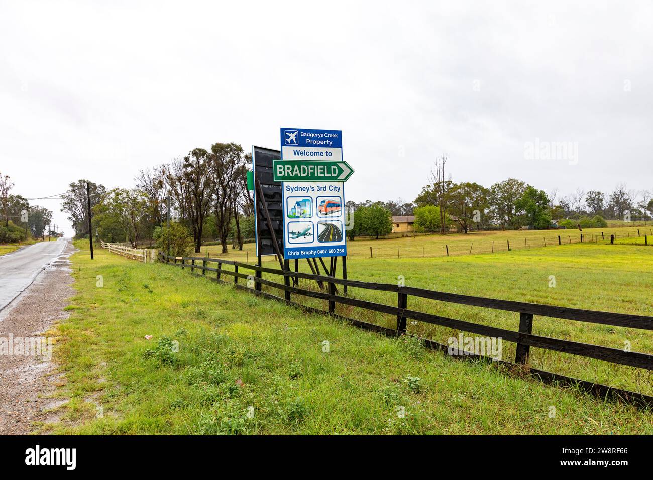 Western Sydney Australia, development of the Bradfield city and western