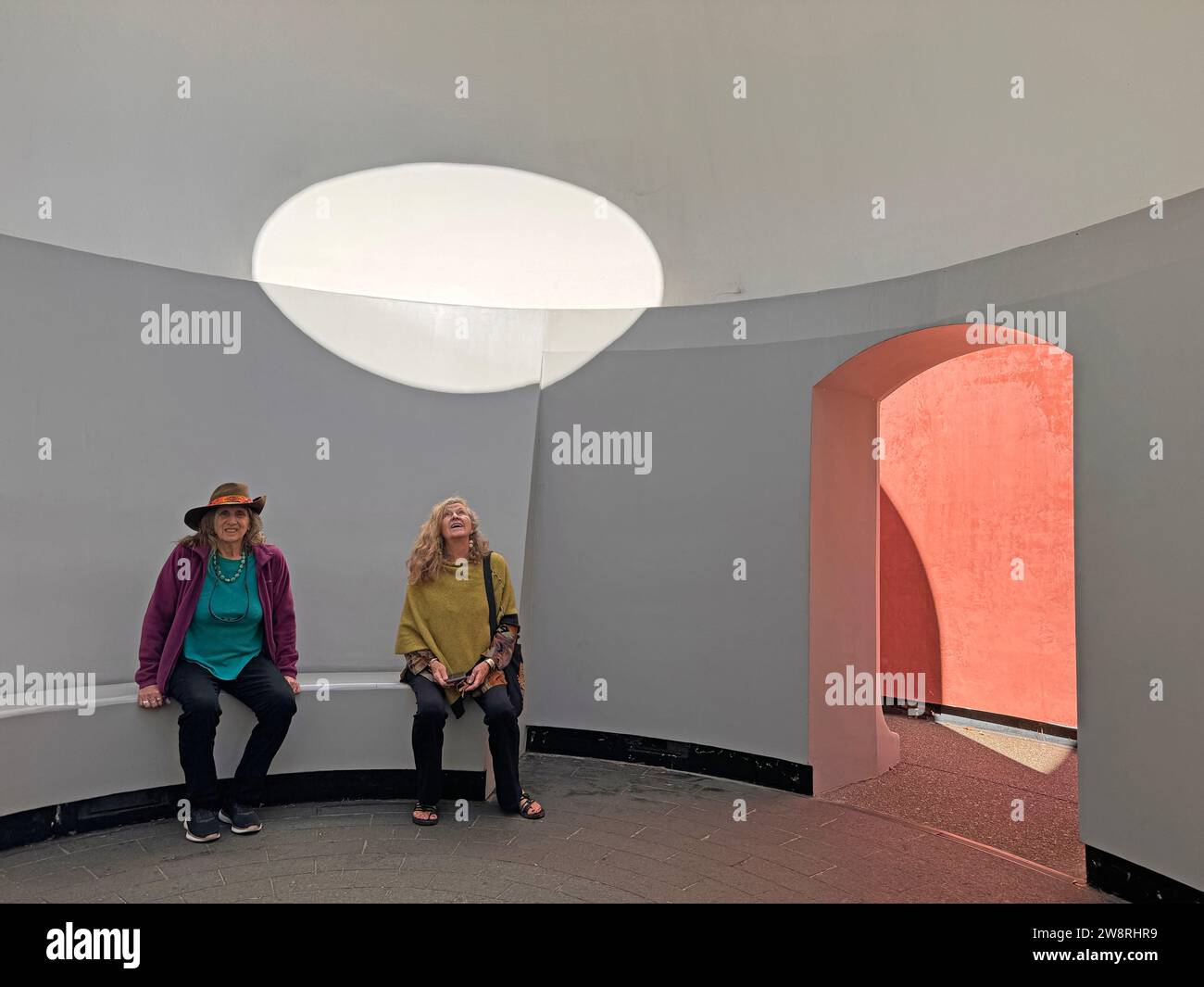 The Three Gems skyscape created by James Turrell at the Barbro Osher