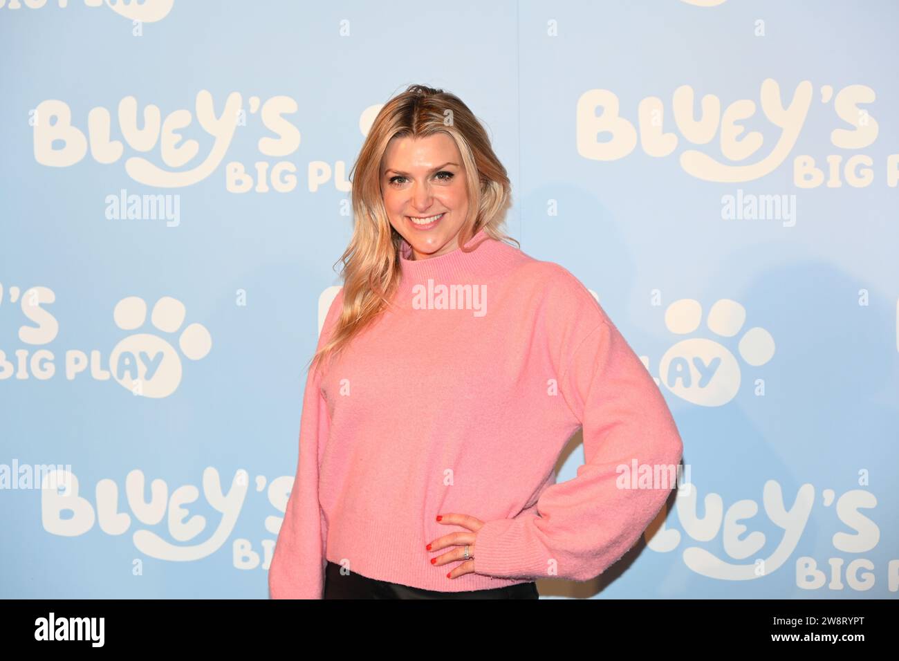 London, UK. 21st Dec, 2023. Anna Williamson attends Gala Performance Bluey's Big Play at Southbank Centre's Royal Festival Hall, London, UK. Credit: See Li/Picture Capital/Alamy Live News Stock Photo
