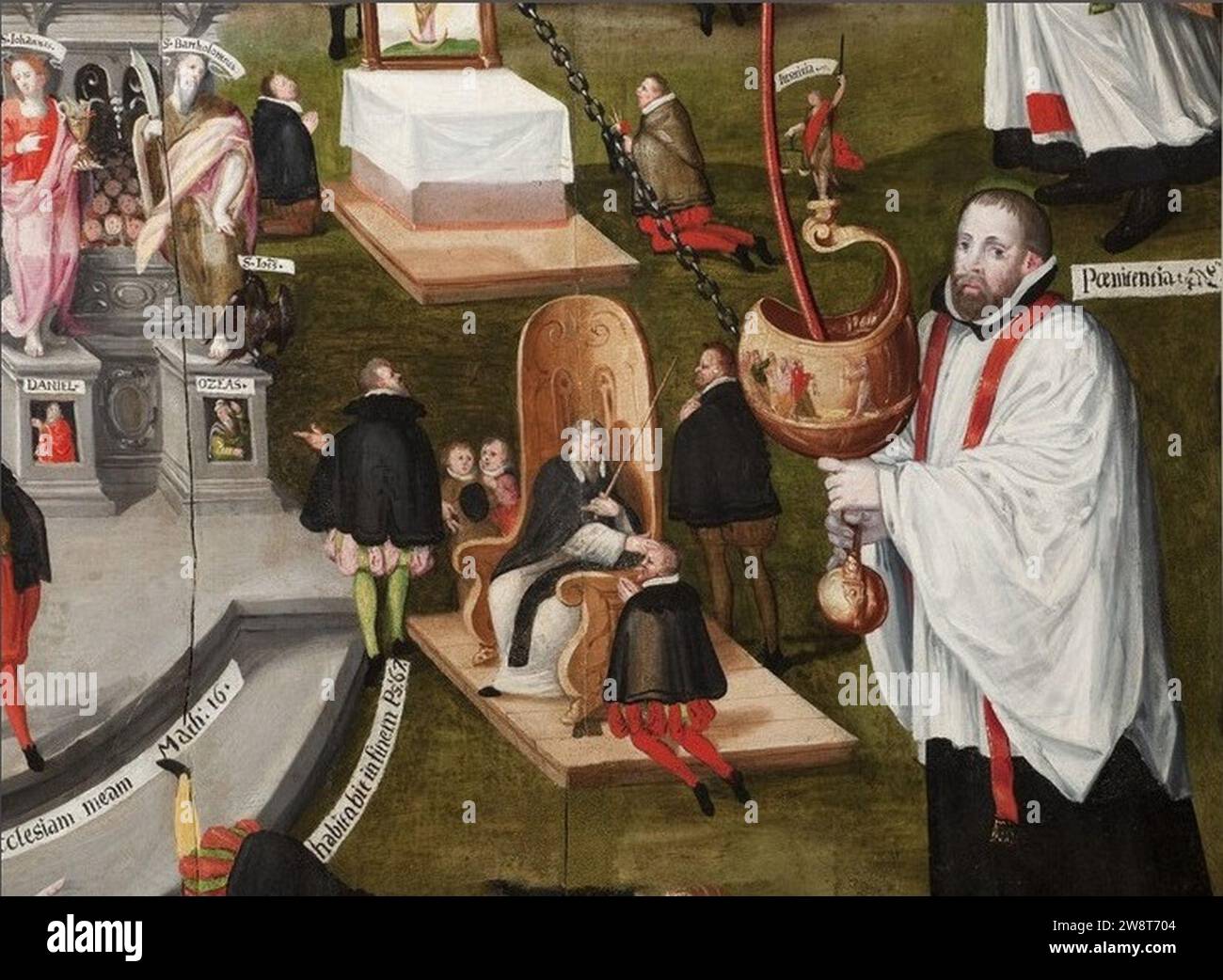 WrisbergEpitaph Detail 24 Stock Photo Alamy