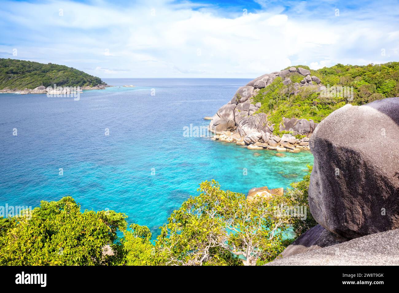 Similan Beautiful landscape of the Similan Islands in Thailand - most famous ...