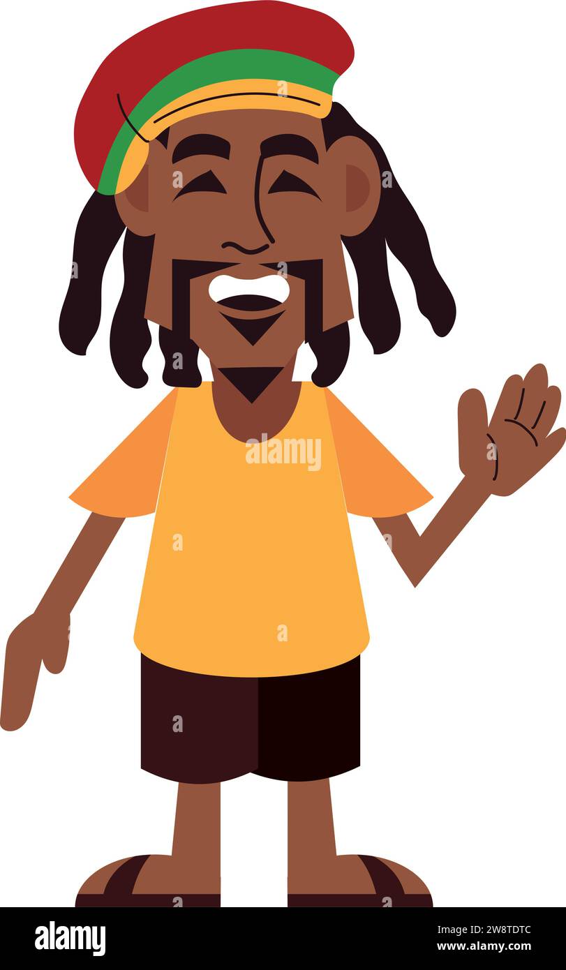 Bob Marley Day Character Stock Vector Image & Art - Alamy