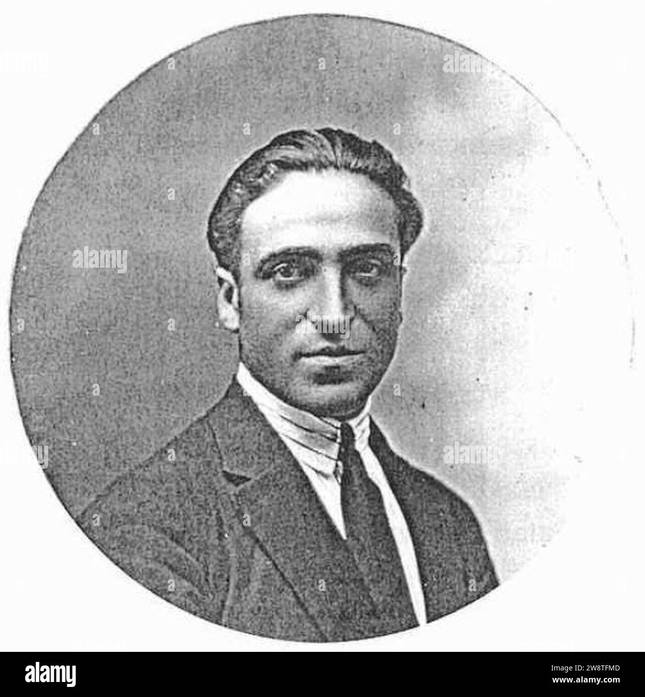 Xosé Manuel Cabada Vázquez no verán de 1926, cando tiña 24 anos Stock