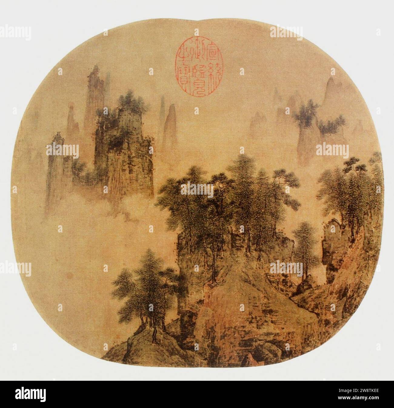 The enchanted peaks チェリー　yan座　yangraver Ni Zan | Enjoying the Wilderness in an Autumn Grove | China