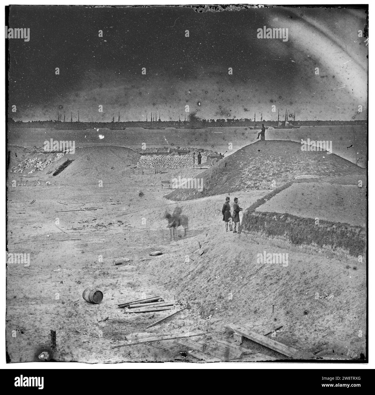 Yorktown, Virginia. Water battery Stock Photo Alamy