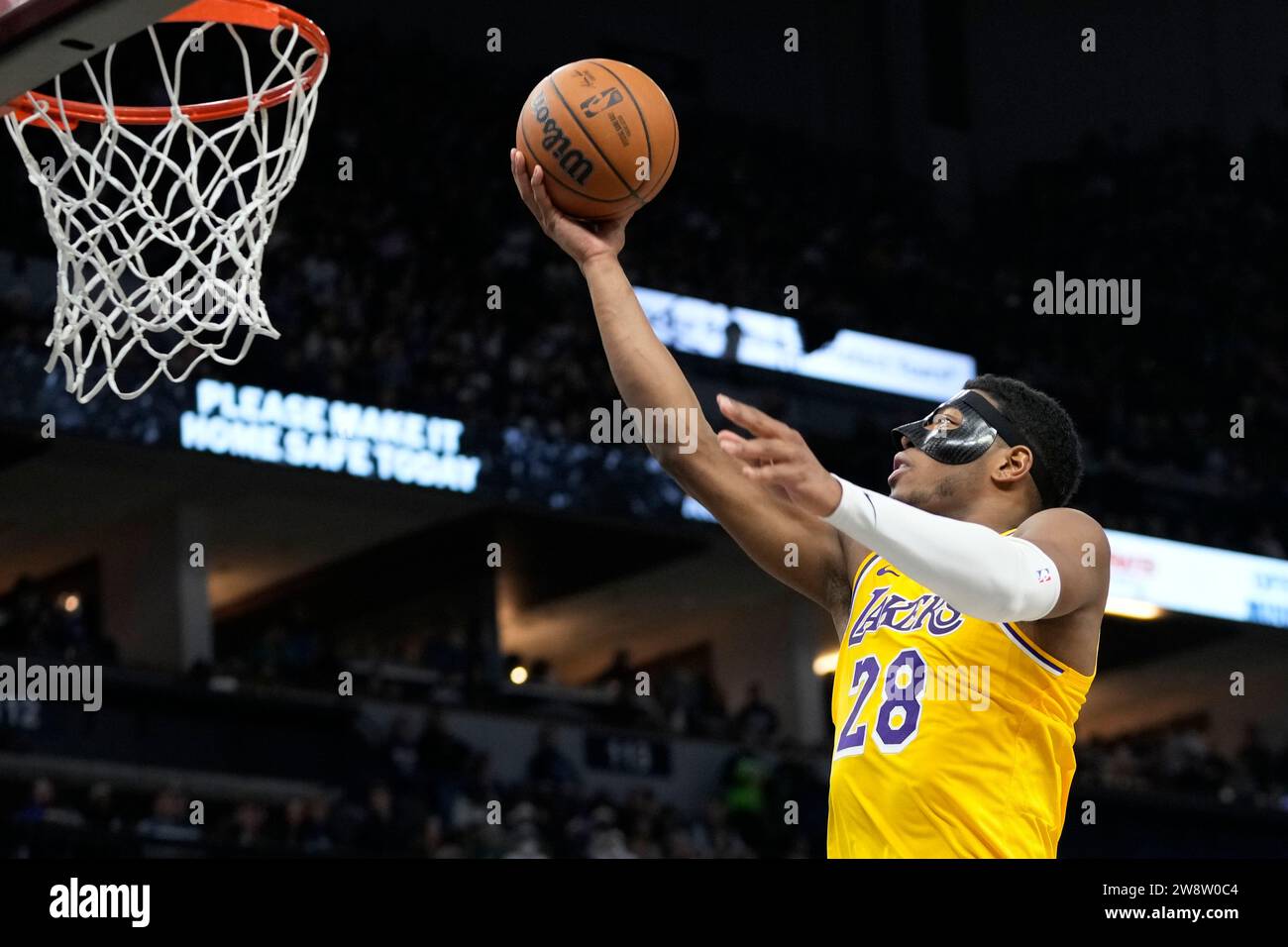 Number 28 Nba Rui Los Angeles Lakers forward Rui Hachimura (28) goes up for a shot during ...