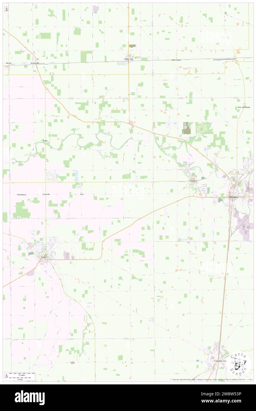 Putnam County, Putnam County, Putnam County, Ohio, N 41 1' 19'', S 84 7' 54'', map, Cartascapes Map published in 2023 Embark on a journey of discovery with our Cartascapes geographical map, a captivating gateway to the diverse tapestry of Earth's landscapes,  ecosystems and cultures. This map transcends the boundaries of time, weaving a visual narrative that delves into the intricate past,  present and potential future of our planet. As your compass through the wonders of Earth's geography, it invites you to explore and appreciate the interconnectedness of all living things. Stock Photo