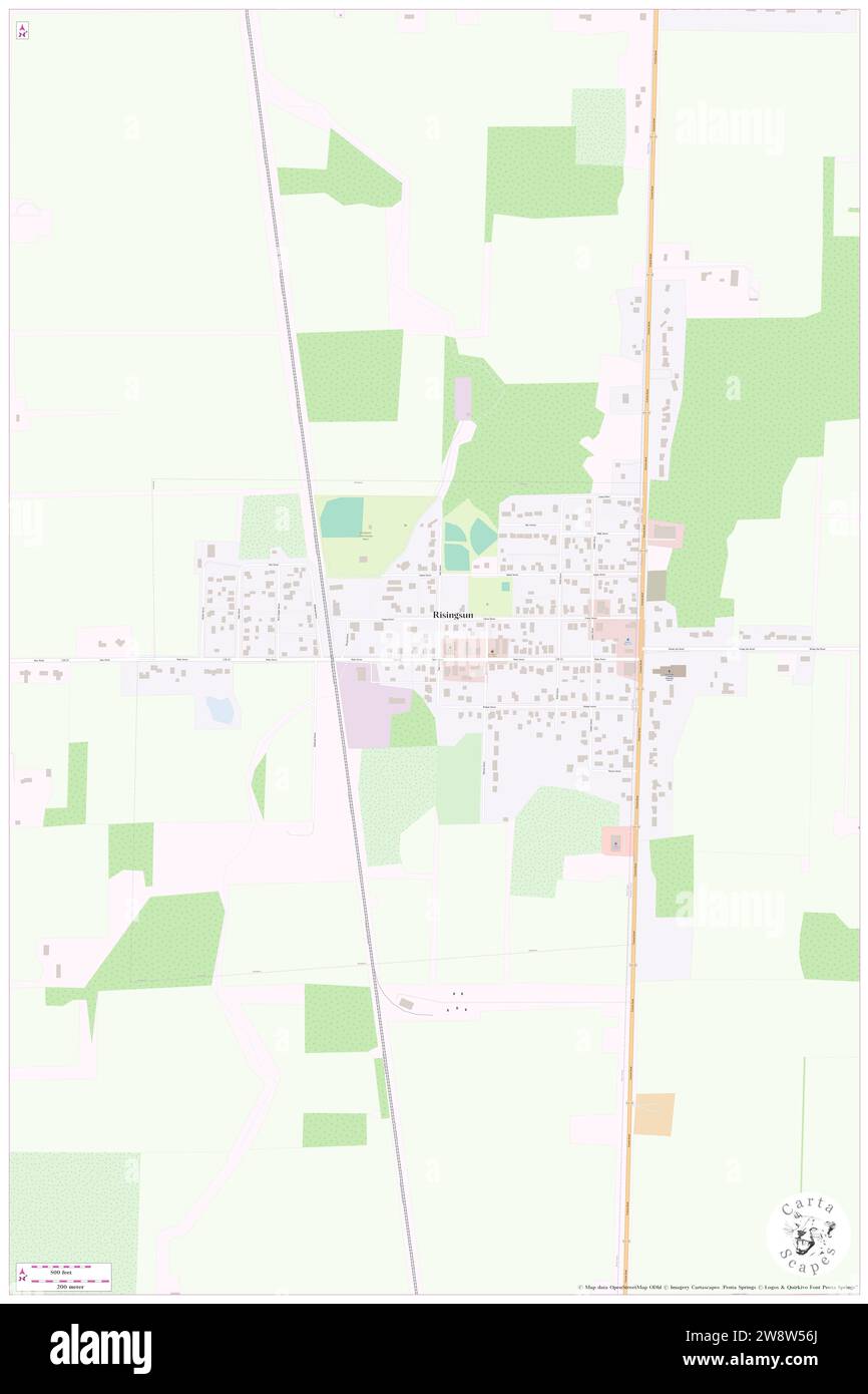 City of Risingsun, Wood County, City of Risingsun, Ohio, N 41 16' 7