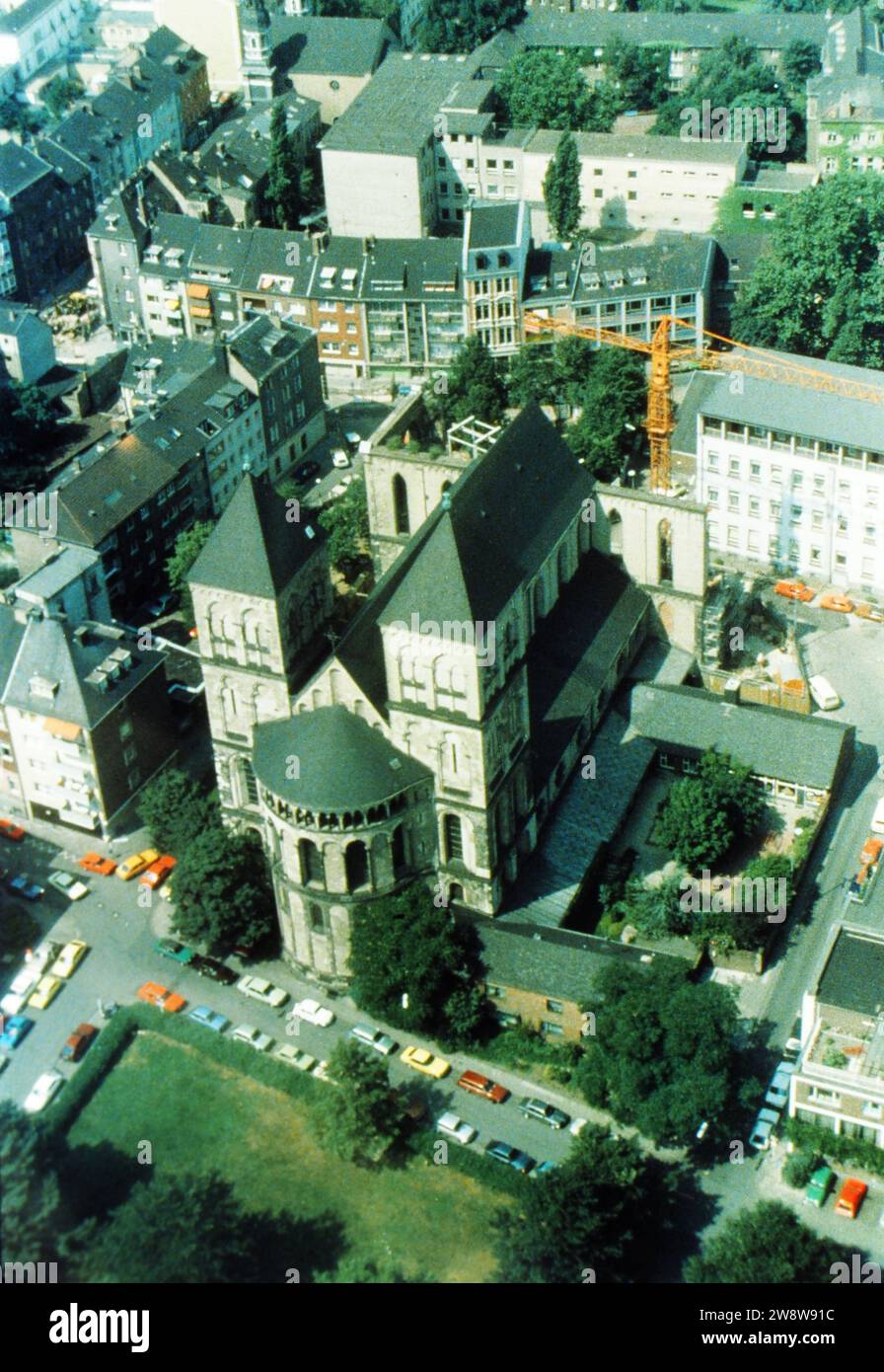 cologne-germany-september-24-1995-basilica-of-st-cunibert-aerial