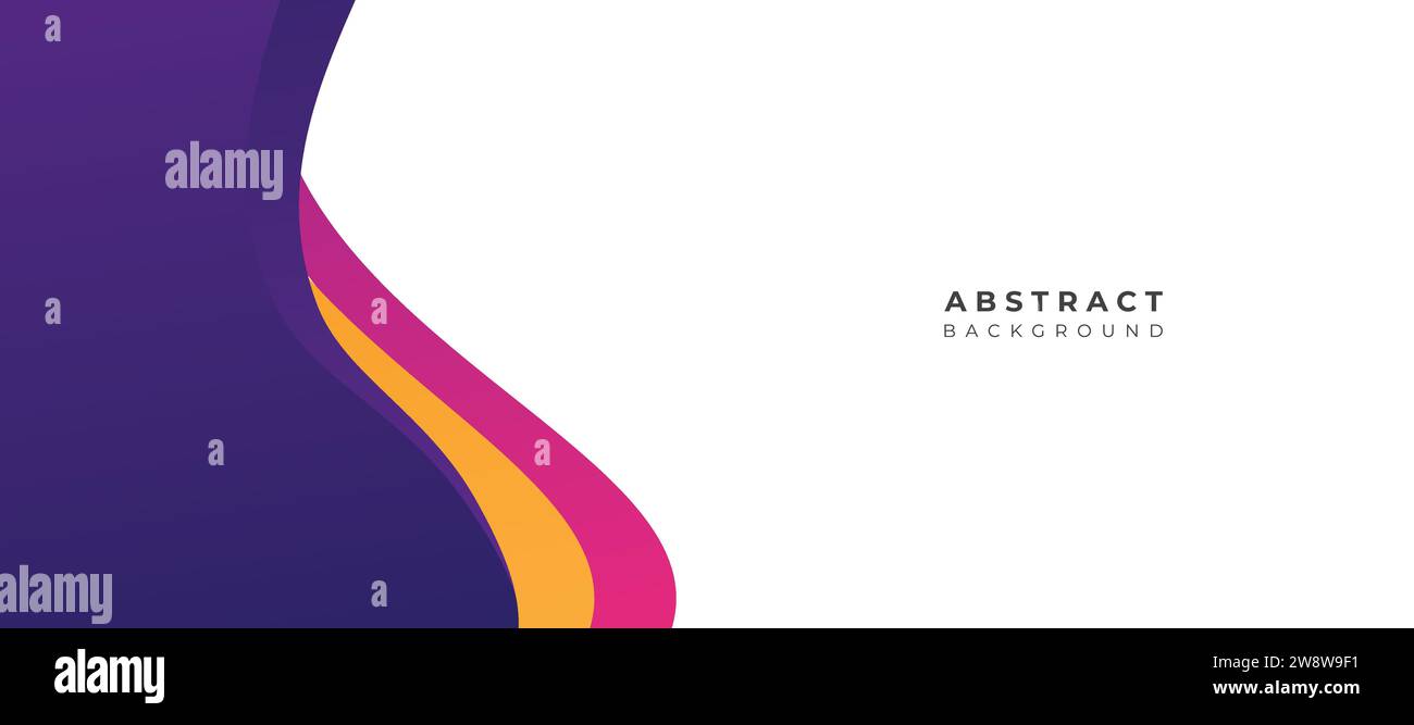 abstract wavy colorful background vector illustration Stock Vector