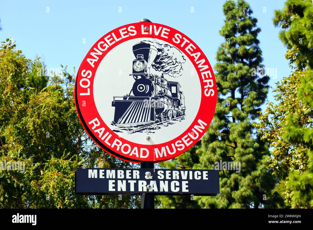 Los Angeles, California Los Angeles Live Steamers Railroad Museum, railroad history and scale