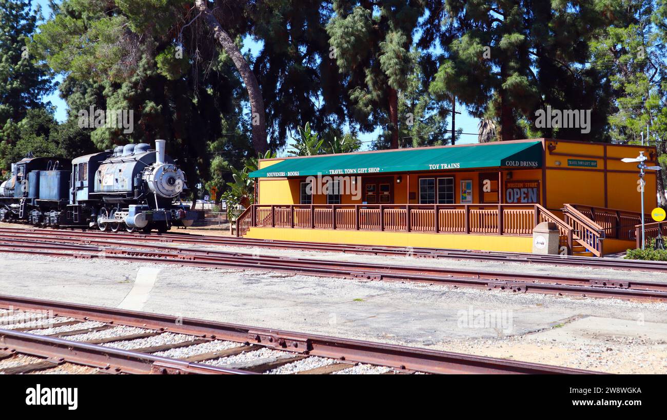Los Angeles, California Los Angeles Live Steamers Railroad Museum, railroad history and scale