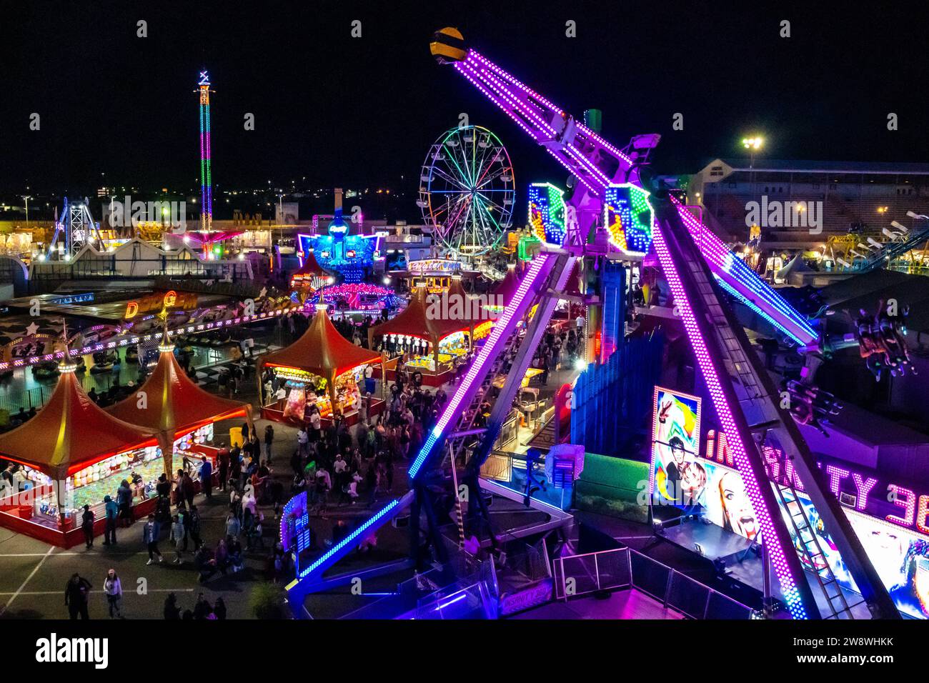 An annual state fair held at Fairgrounds Phoenix, Arizona Stock Photo