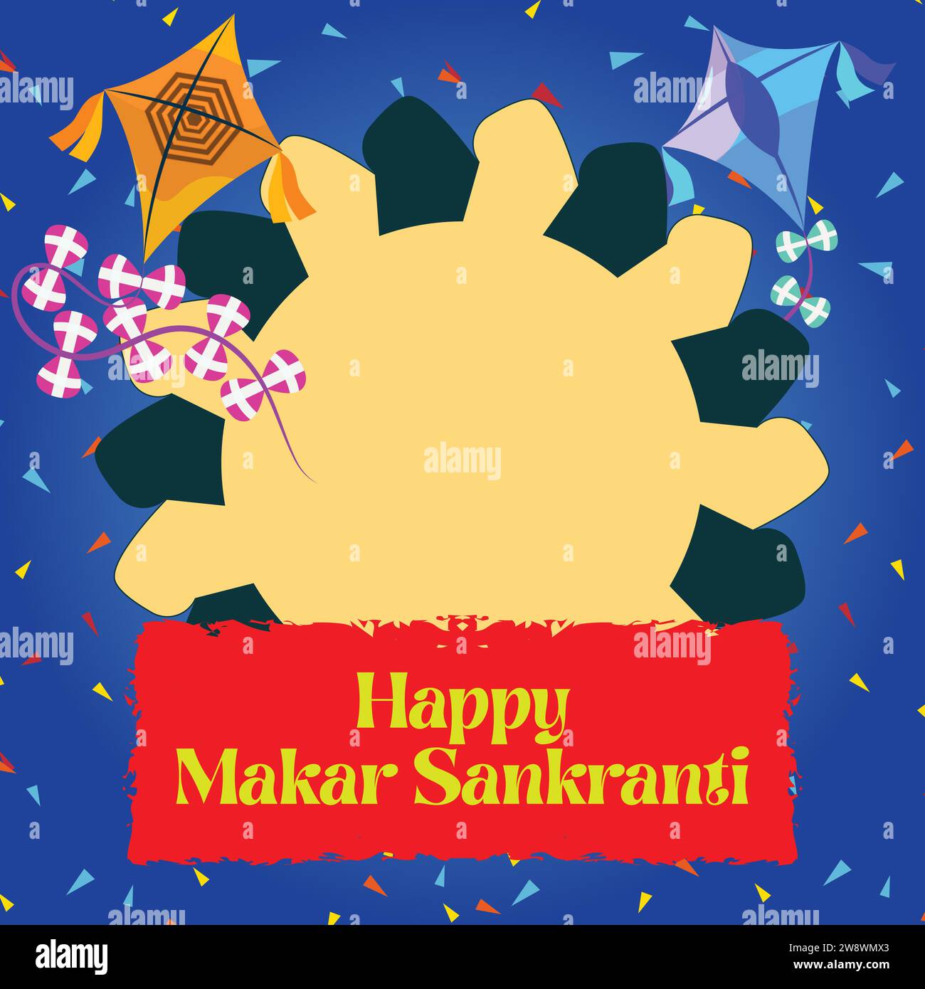 Uttarayan kite festival Stock Vector Images Alamy