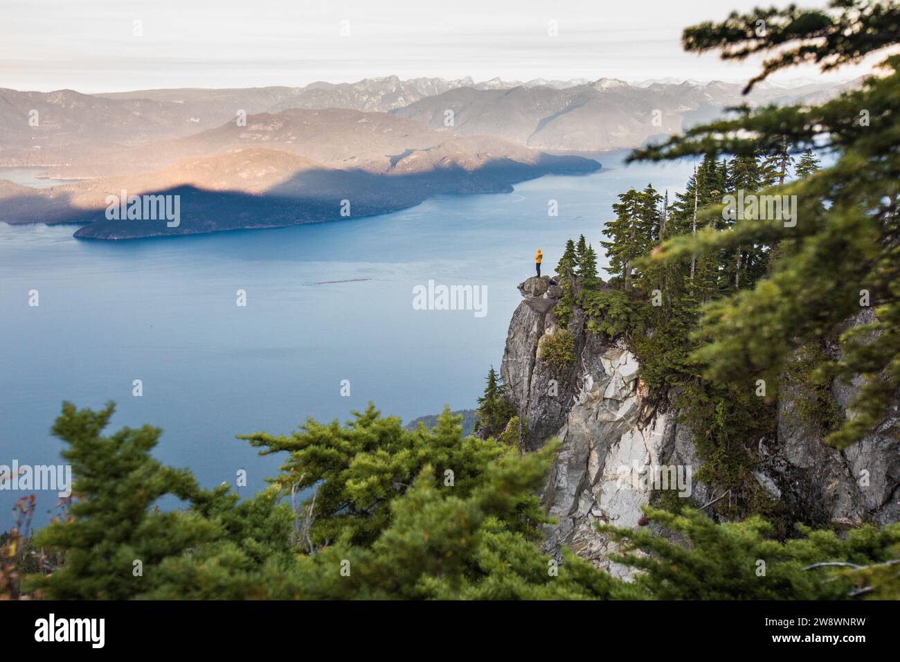 Hiker standing viewpoint hi-res stock photography and images - Alamy