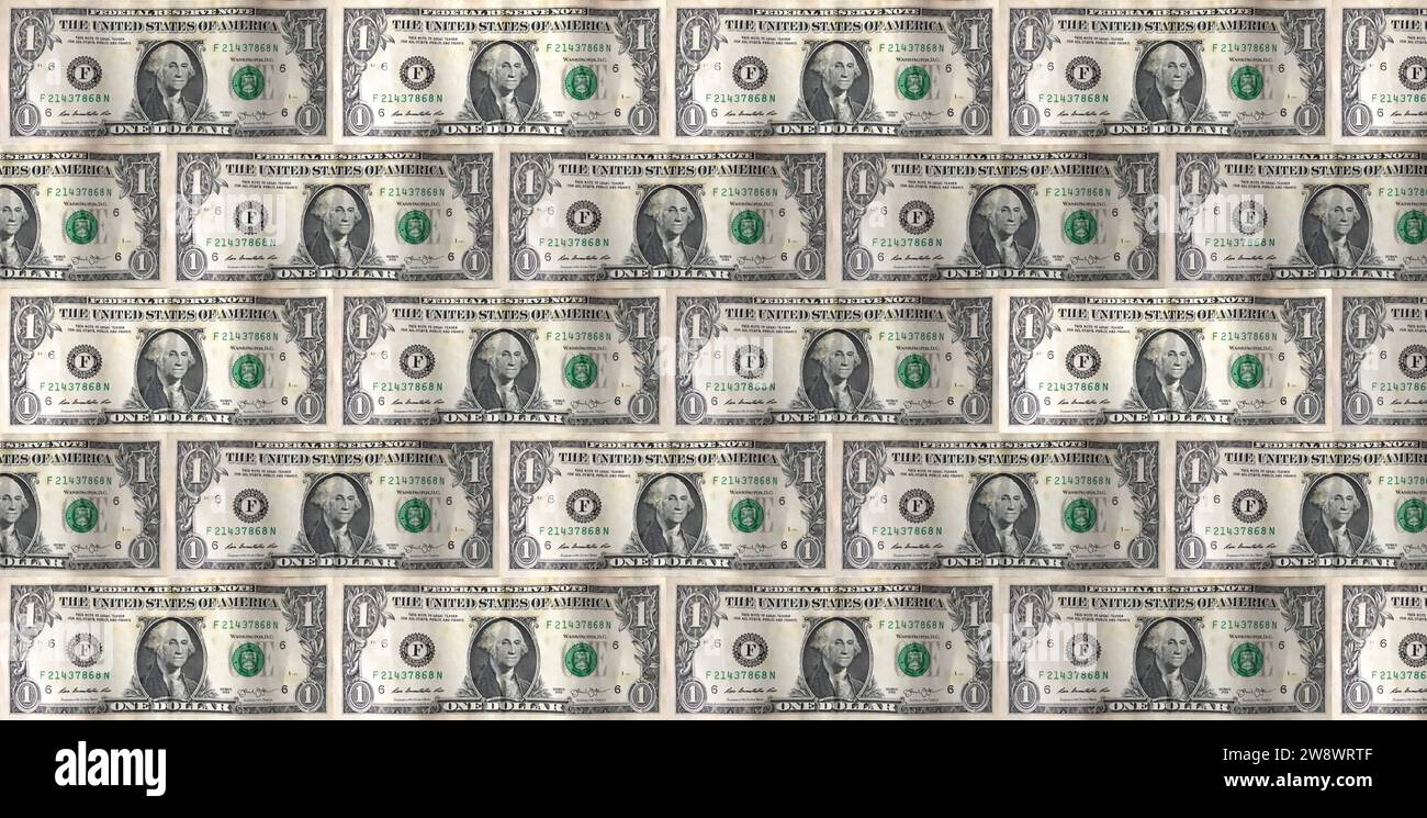 One Dollar Bill Stock Photo - Alamy