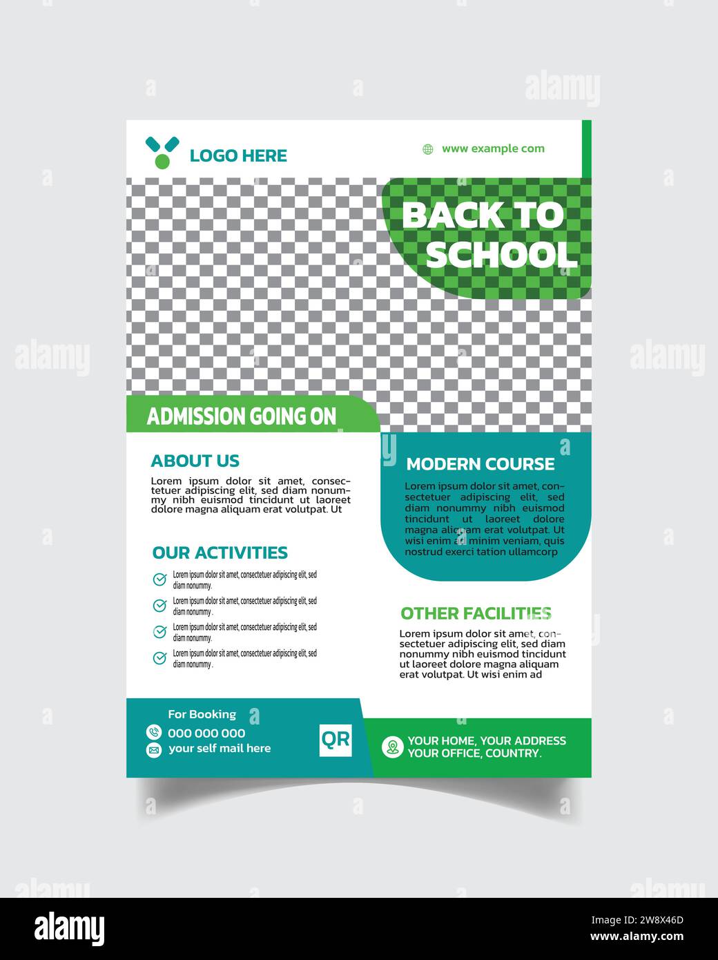 Creative Admission Flyer Template and School Admission Open Cover ...