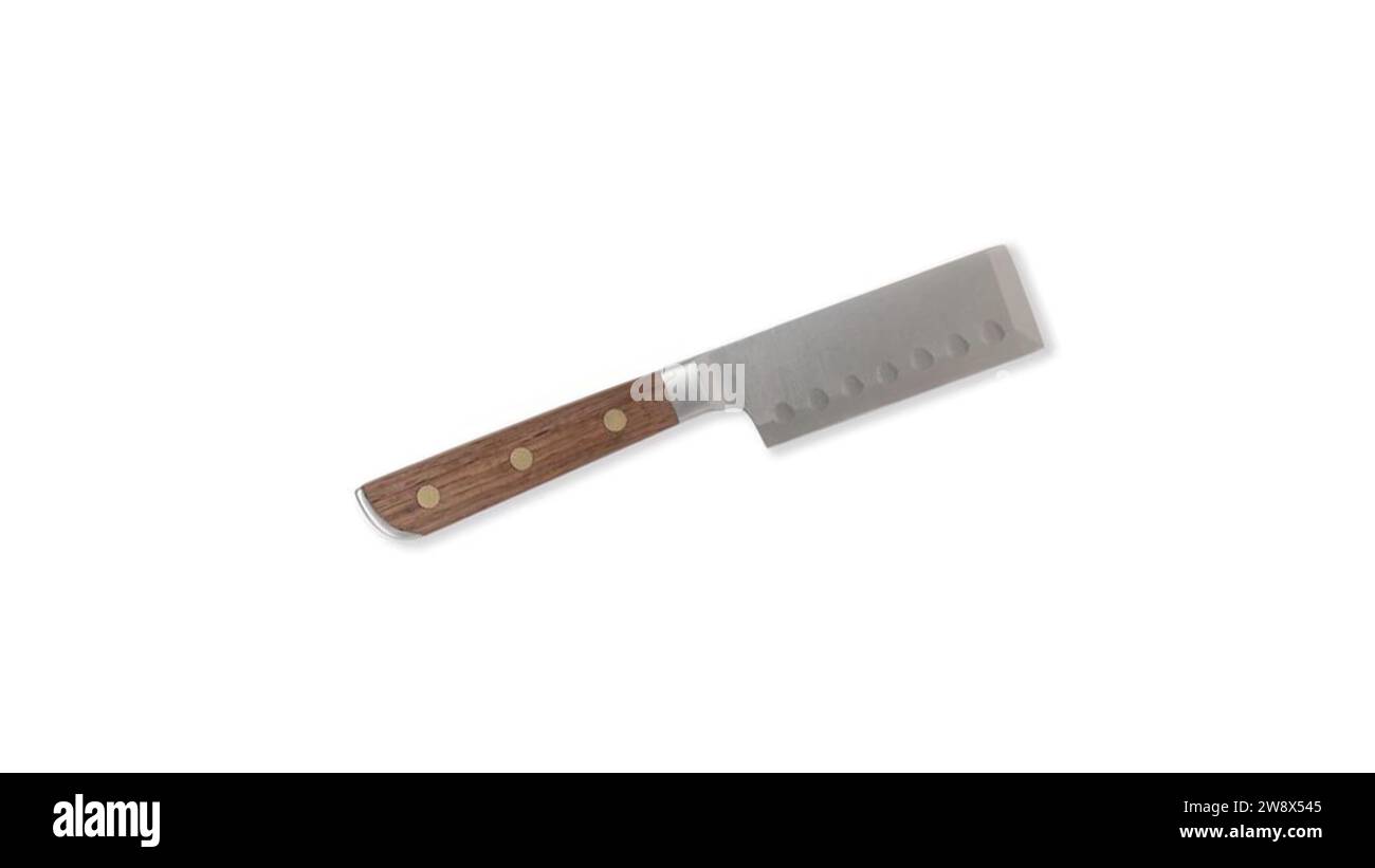 Cutting soft cheese with a specialized stainless steel Cheese Knife