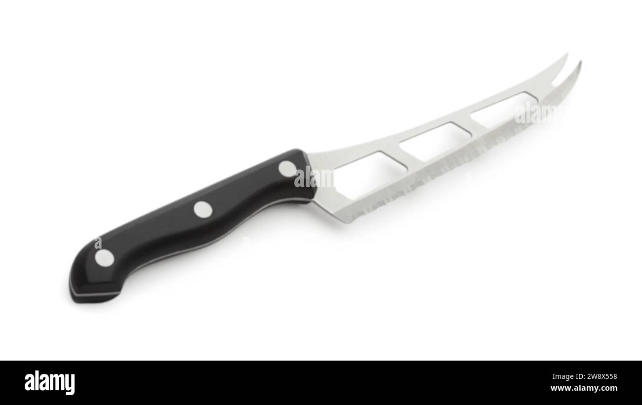 Cutting soft cheese with a specialized stainless steel Cheese Knife