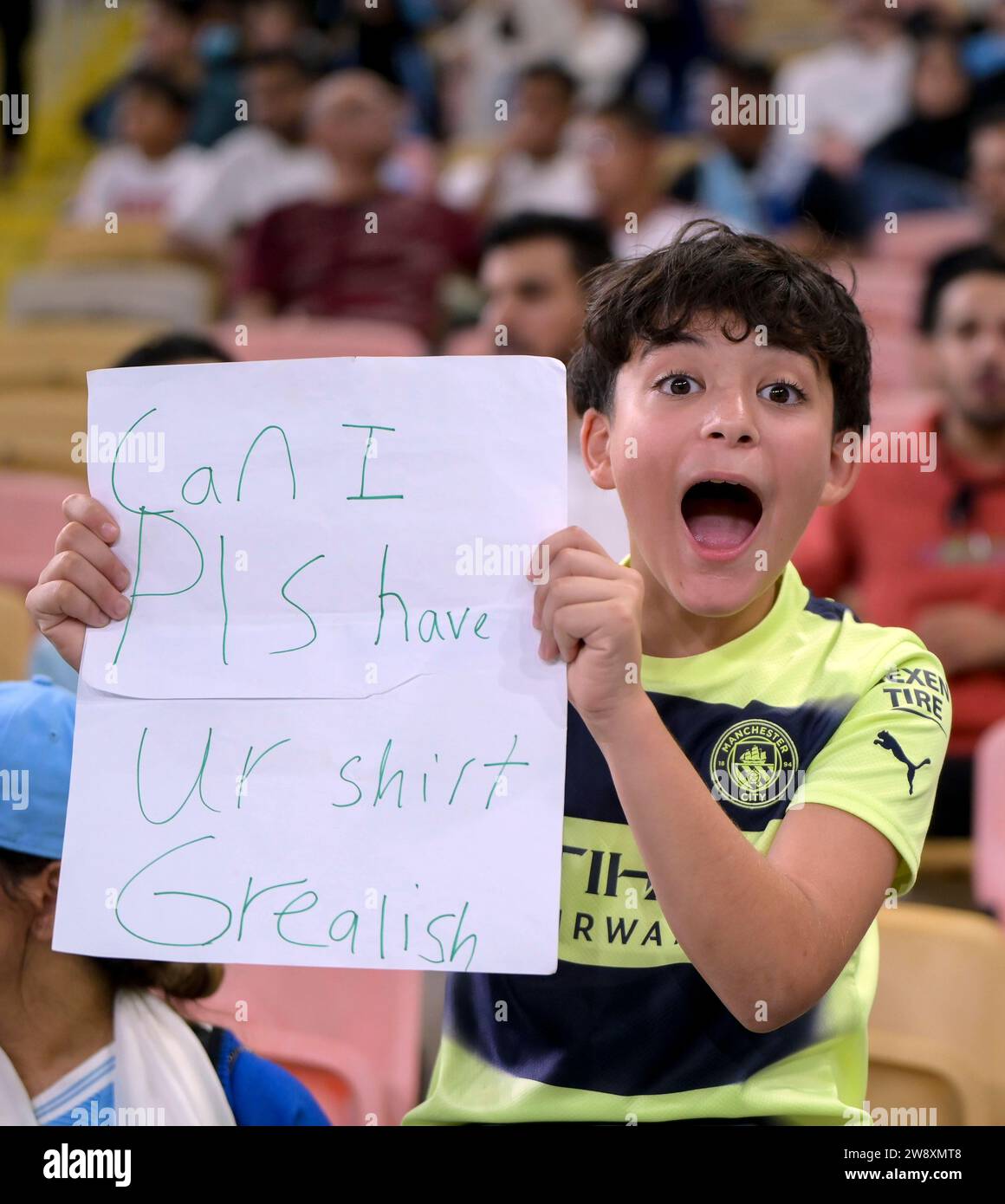 A Manchester City fan during the FIFA Club World Cup 2023 final at the