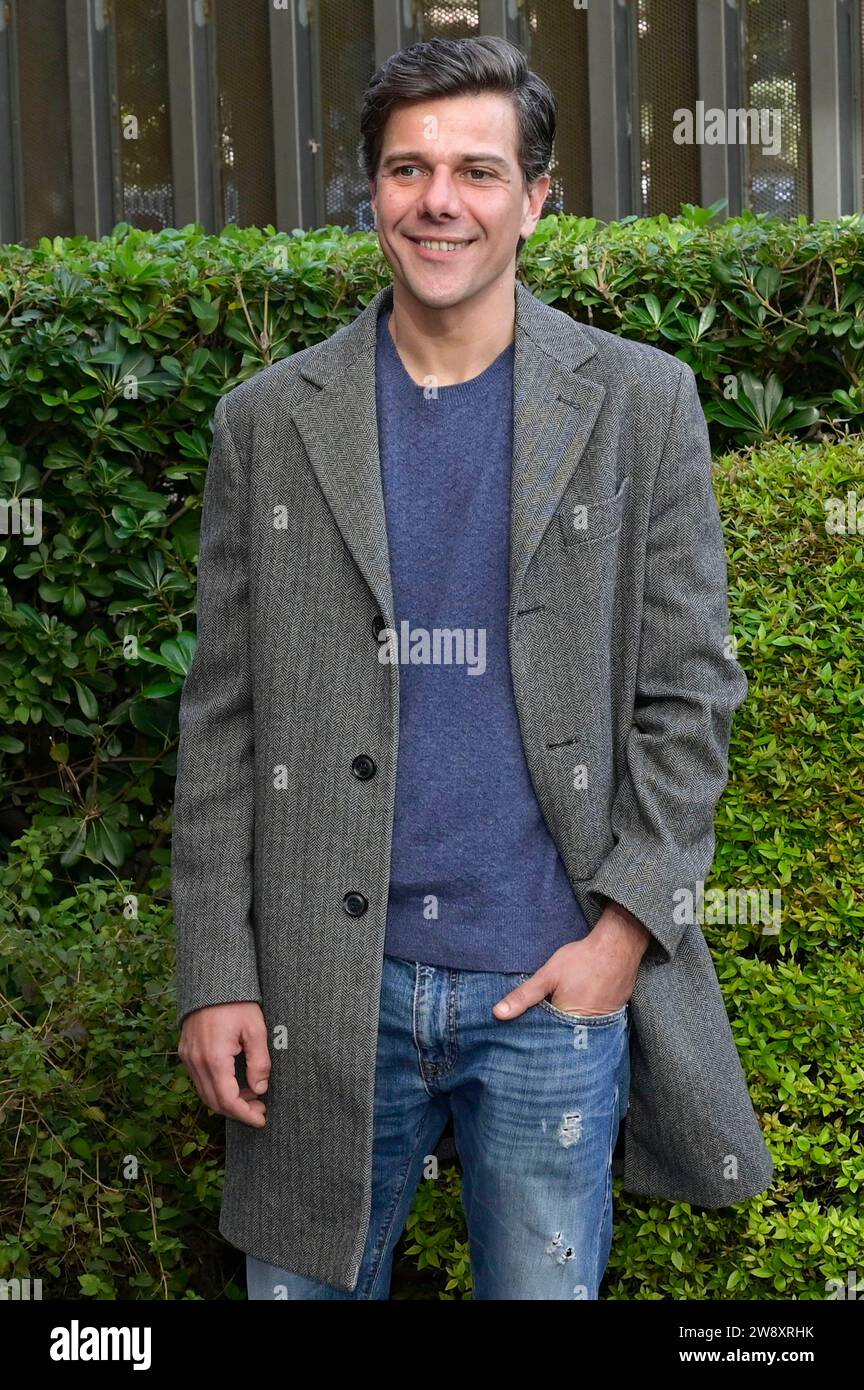Domenico Diele beim Photocall zum Rai Fernsehfilm 'La luce nella masseria' in der Rai Zentrale Domenico Diele beim Photocall zum Rai Fernsehfilm 'La luce nella masseria' in der Rai Zentrale